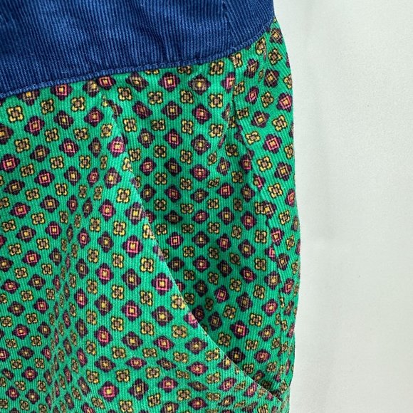 Edme Esyllte Antropologie Womens Pencil Skirt Corduroy Paisley Multicolor 6 - Picture 5 of 9